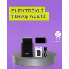 Brf Store Bascisell Kart Tasarımlı Şarjlı Tıraş Makinesi | 2 Başlıklı Hassas Kesim