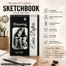 Dream Art Galery Dreamart Galery,eskiz Defteri , A4 Çizim Defteri Sketchbook, Sketchpad,