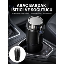 Kaufhier Isıtma Soğutma Özellikli Araç Bardaklığı Çakmak Girişli Akıllı Yeni Nesil