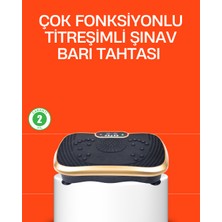Kaufhier Vücut Şekillendirmeye Yardımcı Titreşimli Spor Platformu