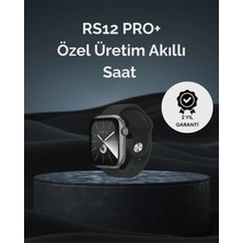 Brf Store Bascisell RS12 Pro+ 2025 Serisi Uzun Şarj Süreli Garantili Full Ekranlı Özel Üretim Akıllı Saat – 2gb Hafıza, Amoled, Gps, Sesli Arama