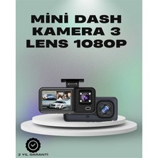 Brf Store Bascisell 3 Kanallı Araç Kamerası – Full Hd 1080P Kayıt, 2” Ekran, Park Gözetimi Desteği