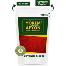 Gülçehre Yörem Afyon Anadolu Mutfağının Ateşli Baharatı Hakiki Cayenne Biberi (Arnavut Biberi / Kayyen Biberi) | 50GR.