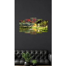 Inhotim Müzesi,brezilya,simetrik Mdf Tablo,5li