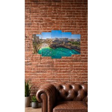 Polignano,italya,simetrik Mdf Tablo,5li