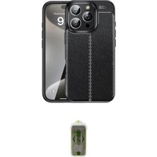 Marsilyan™- iPhone 16 Pro Max Kılıf Doruk Klasik Özel Seri - Siyah Joko Magic 5d Hayalet Cam