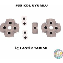 Pop Konsol Playstation 5 V1 Kol Silikon Lastik Takımı Yedek Parça PS5 İç Silikon Lastiği PS5 V1 Kol Tamiri
