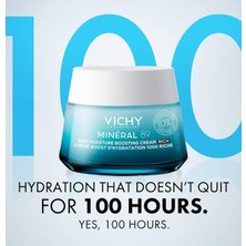 Vıchy Mineral 89 Rich Cildi Güçlendiren 72 Saat Nemlendirici Bakım Kremi Kuru Ciltler Için 50 ml