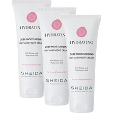 Hydrating Yoğun Nemlendirici Gündüz ve Gece Kremi 75 ml Kuru ve Hasas Ciltler Için (3 Paketi)