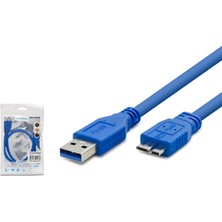 hadron hdx7503 usb 3.0 harddisk kablosu 50 cm mavi