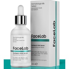 Facelab Yenileyici, Gözenek Sıkılaştırıcı ve Cilt Tonu Eşitleyici Aha Peeling Serumu 30 ml