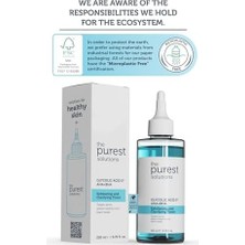 The Purest Solutions, Gözenek ve Siyah Nokta Görünümünü Azaltmaya Yardımcı Arındırıcı Tonik,%5 Glikolik Asit, Aha, Bha, 200 ml