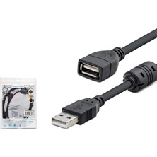  hadron hdx7533 usb uzatma kablosu 1.5 metre - siyah