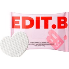 Joyfull Hepsi Bir Arada Temizleme Pedi, Çift Taraflı Yüz Temizleme ve Peeling Mendili, Yatıştırıcı Botanik Özler, Makyaj, Kir ve Kirleri Temizler, Kore Günlük Cilt Bakımı, 30 Yaprak