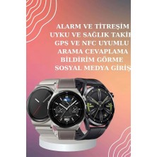 Brf Store Bascisell Anc Özellikli Bluetooth Kulaklık ve Amoled Ekran Akıllı Saat Uyku ve Sağlık Takibi Nabız Ölçer