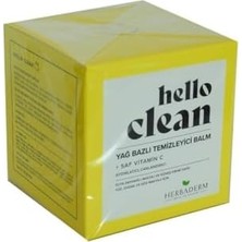 Hello Clean Yağ Bazlı Temizleyici Balm Aydınlatıcı, Canlandırıcı + Saf Vitamin C 100 ml