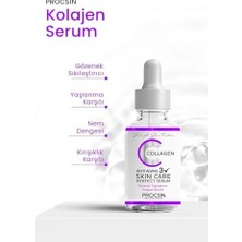 Procsın Anti-Aging Kolajen Serum, Kırışıklık Karşıtı & Gözenek Sıkılaştırıcı, Yaşlanma Karşıtı & Cilt Yenileyici, Günlük Bakım, 20 ml