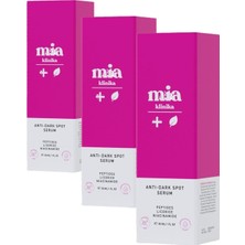 Mia Klinika Cilt Tonu Eşitlemeye Yardımcı Aydınlatıcı Leke Serumu 30 ml (3 Paketi)