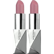 Alix Avien Uzun Süre Kalıcı Nemlendirici Pürüzsüz Etkili Yarı Mat Ruj Satin Lipstick 805 Rose (2 Paketi)