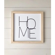 Wooden Factory Home Tabela Ahşap Çerçeve