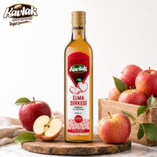 Kavlak Kuruyemiş Doğal Elma Doğal Fermantasyon Detox Sirke 500ML| Katkısız | Cam Şişe