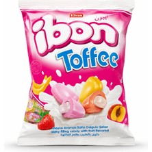 Elvan Ibon Toffee Sütlü Meyveli Şeker 1000 Gr. (1 Poşet)