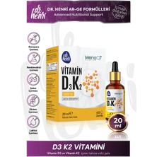Dr. Henri D3 K2 Vıtamın 20 ml