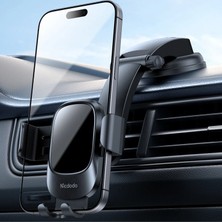 Mcdodo CM-7220 Araç Içi Vakumlu Telefon Tutucu Otomatik Sıkıştırma Ayarlanabilir Kol Siyah