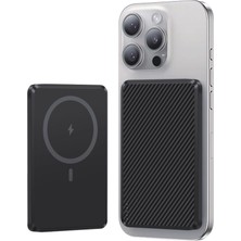 Piili Karbon 5.000 Mah Powerbank - Siyah