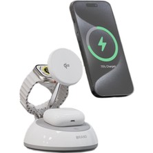 Piili Qi2 20W 3 In 1 Swan Wirelless Şarj Cihazı