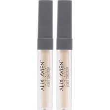 Aydınlık Görünüm Sağlayan Yoğun Likit Göz Altı Kapatıcısı - Concealer 102 Rose (2 Paketi)