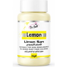 Dr. Gusto Yağ Bazlı Toz Limon Sarısı Gıda Boyası 25 gr