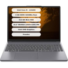 Lenovo Ideapad Slim 3 Intel Core I5 13420H 8gb 512GB SSD Freedos 15.3" Wuxga