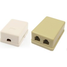 Mykablo Çift Çıkışlı RJ11 Telefon Kutusu