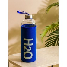 Tohana H2o Kılıflı Cam Matara 750 Ml Lacivert