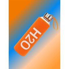 Tohana H2o Kılıflı Cam Matara 750 Ml Bej