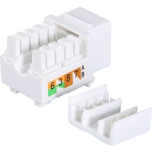 Mykablo Network Konnektör - RJ45 - Keystone - Cat. 6 - 90 Derece