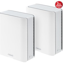 ASUS ZenWiFi BT8 BE14000 WiFi7 Tri-Band Kablosuz Mesh Sistemi (Beyaz, İkili Paket)