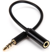 Mykablo Aux Kablo - TRRS - Erkek - Dişi - 20 cm - 180 Derece