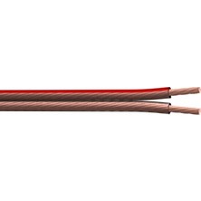 Mykablo Emek Kablo - 2x0.50 mm - Hoparlör Kablosu - Şeffaf