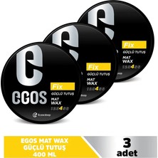 Egos Mat Wax Güçlü 100 ml x 3 Adet