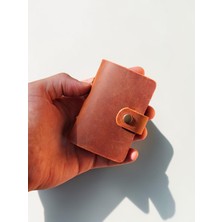 MAT DERİ Kredi Kartlık Hakiki Deri Içi Şeffaf 10-20 Bölmeli Hediyelik Kartlık Küçük Kartvizitlik ( 9 x 7 cm )