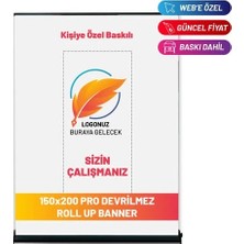 DRK PRINT Baskılı Rollup Banner 300 x 200 cm