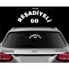 DRK PRINT Araba Arkası Folyo Kesim Sticker Reşadiyeli