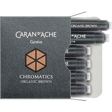 Caran D'ache 8021 Ink Cartridges Chromatics Organic Brown