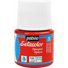 Pebeo Setacolor Opaque (Opak) 45ML Vermilion 26