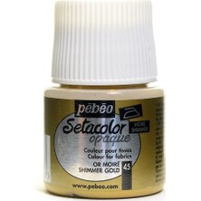 Pebeo Setacolor Shimmer Opaque (Metalik) 45ML Gold 45