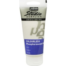 Pebeo Acrylic Studio 100ML Phosphorescent Transparent Green 117