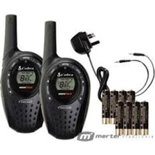 Aselsan Cobra PM665 PMR El Telsizi (2 Adet Cihaz, 2 Adet Pil Seti, 1 Adet İkili Masa Üstü Şarj Cihazı)