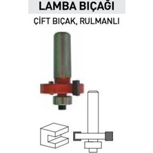 Bezos 14446 Çift Bıçak Rulmanlı Freze Lamba Bıçağı 4X12 mm